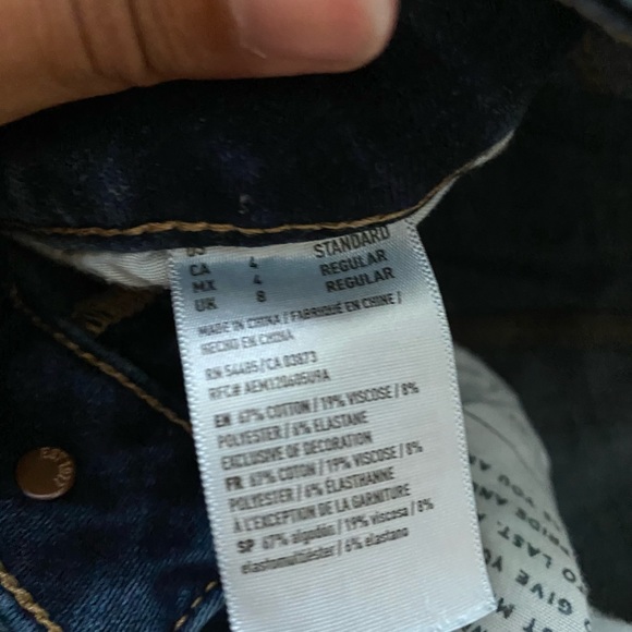 AE Distressed Super High Rise Jegging - Picture 3 of 3